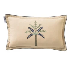 ENSEMBLE ENVELOPPE COUSSIN PALMIER CHANVRE
