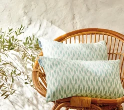 ENSEMBLE ENVELOPPE COUSSIN RIVIERA SAUGE