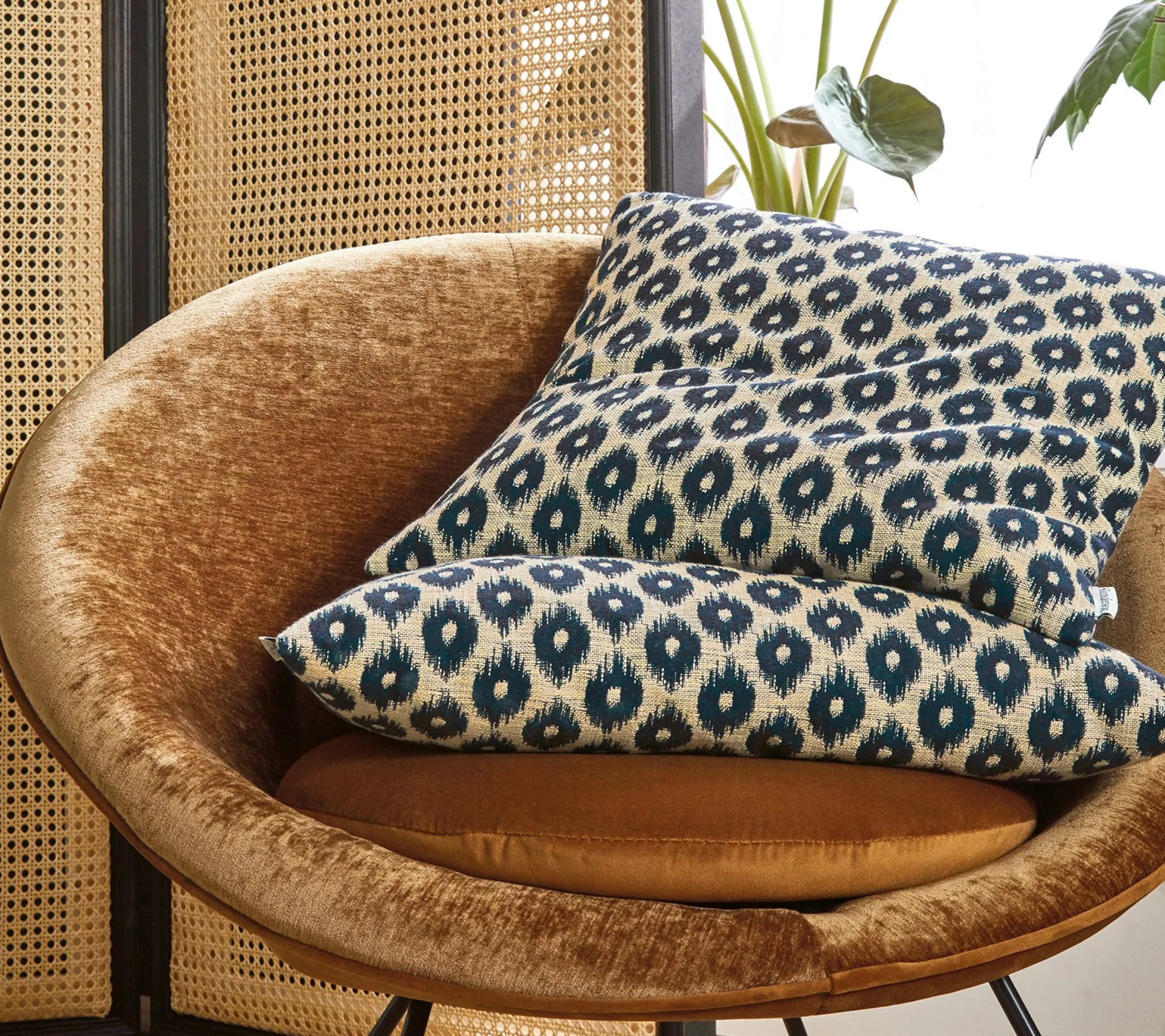 ENSEMBLE ENVELOPPE COUSSIN SAVANE ENCRE