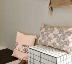 ENSEMBLE ENVELOPPE COUSSIN SPIKE BLUSH