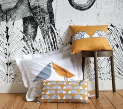 ENSEMBLE ENVELOPPE COUSSIN SPIKE CARAMEL