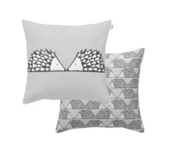 ENSEMBLE ENVELOPPE COUSSIN SPIKE GRIS