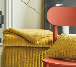ENSEMBLE ENVELOPPE COUSSIN TIBET CUIVRE
