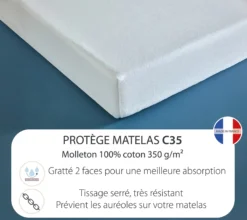 FORME HOUSSE UNI QUALITE C35 BLANC