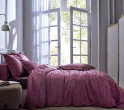 HOUSSE DE COUETTE CANOPEE PRUNE