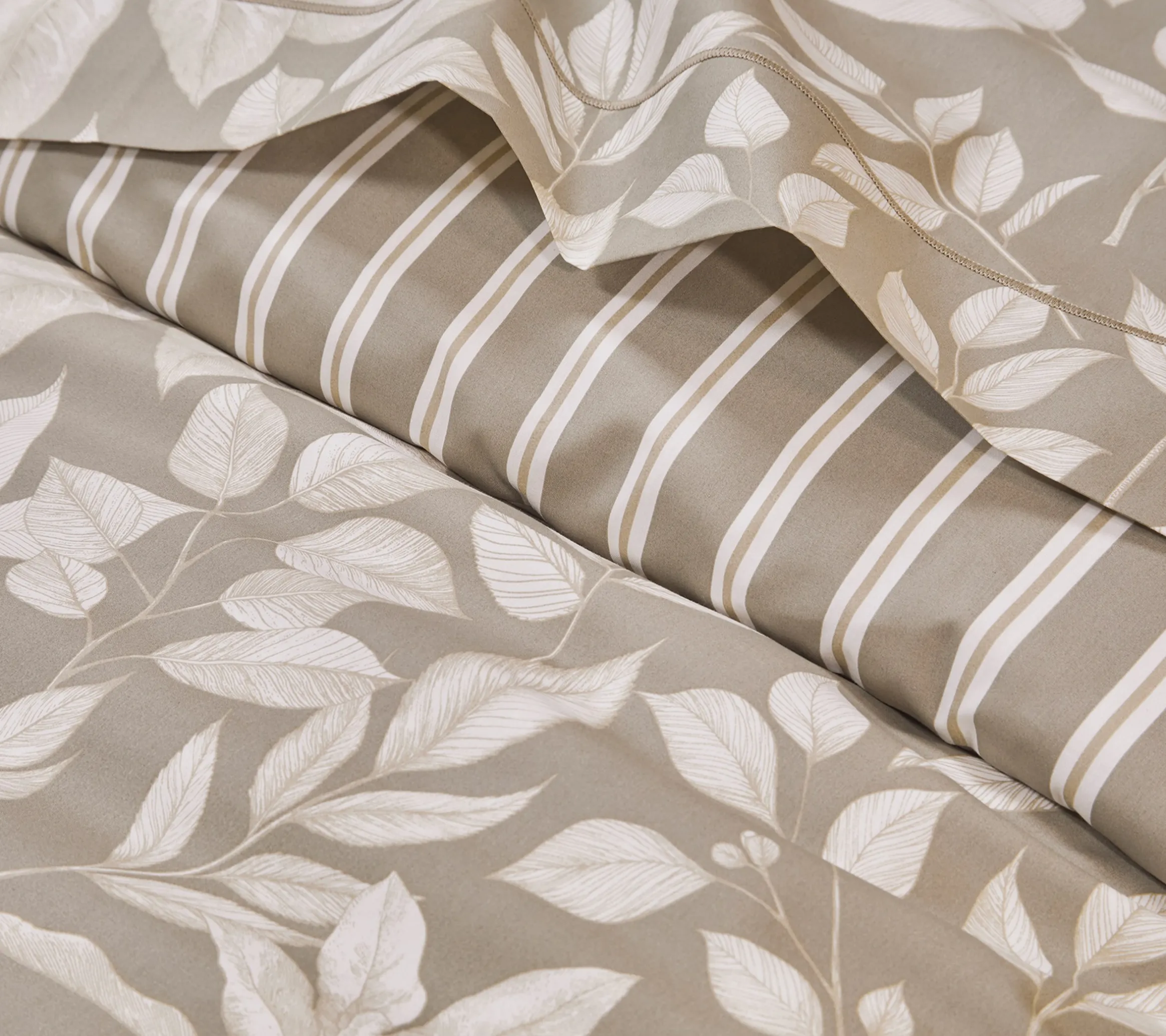 HOUSSE DE COUETTE COTTAGE KAKI