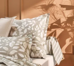 HOUSSE DE COUETTE COTTAGE KAKI