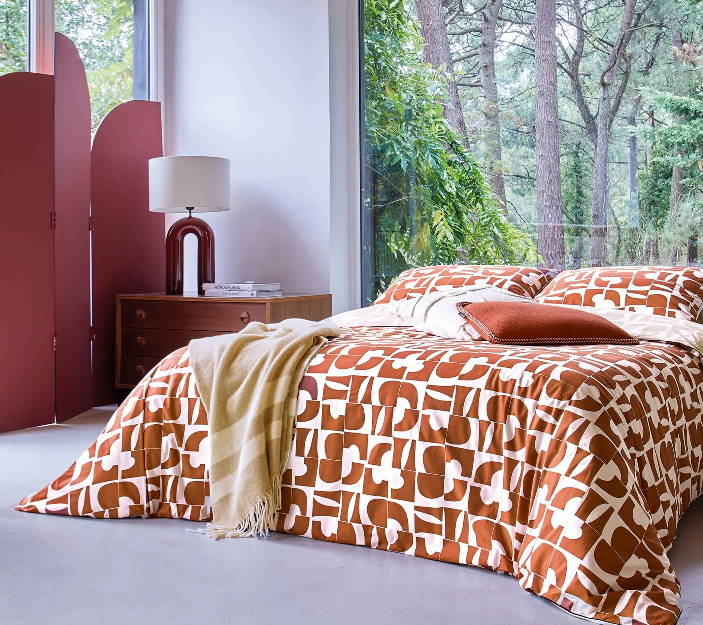 HOUSSE DE COUETTE CRAFT TERRA COTA