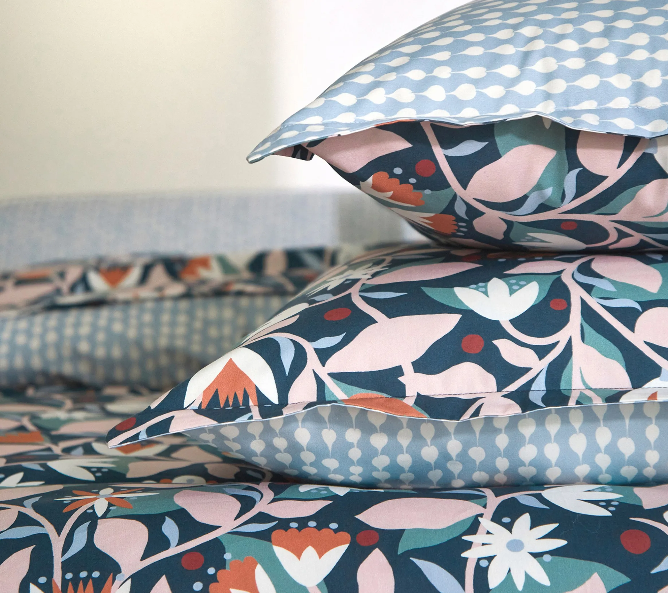 HOUSSE DE COUETTE DAISY BLEU NUIT