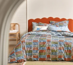 HOUSSE DE COUETTE DOTS BLEU CELESTE
