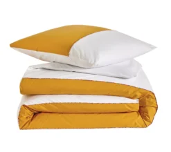 HOUSSE DE COUETTE DUO OCRE