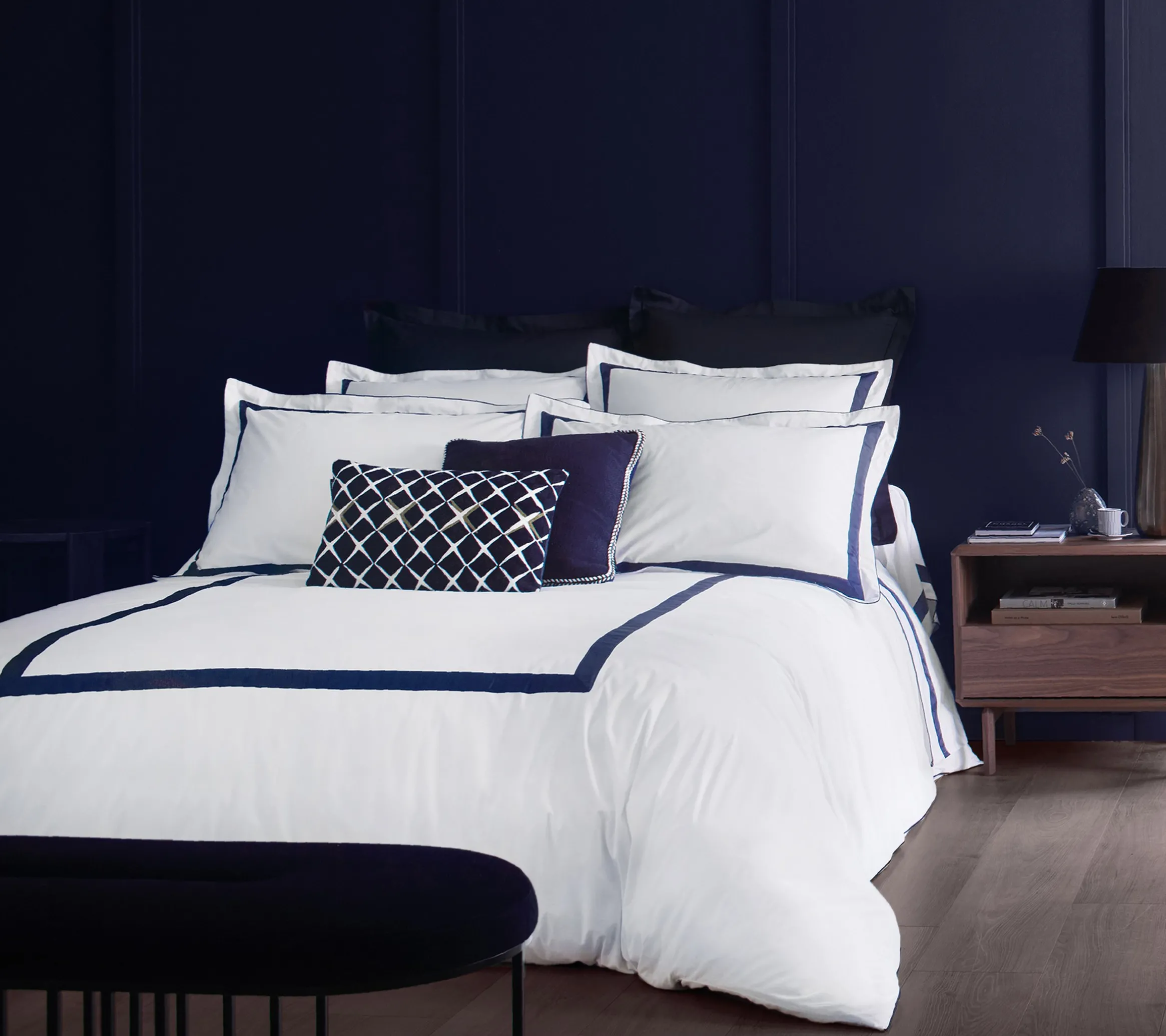 HOUSSE DE COUETTE EGERIE BLEU CORINTHE