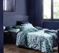 HOUSSE DE COUETTE FLOREA BLEU CELESTE