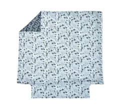 HOUSSE DE COUETTE FLOREA BLEU CELESTE