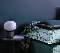 HOUSSE DE COUETTE FLOREA BLEU CELESTE