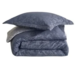 HOUSSE DE COUETTE GINGKO BLEU CORINTHE