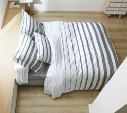 HOUSSE DE COUETTE GRAND LARGE ACIER