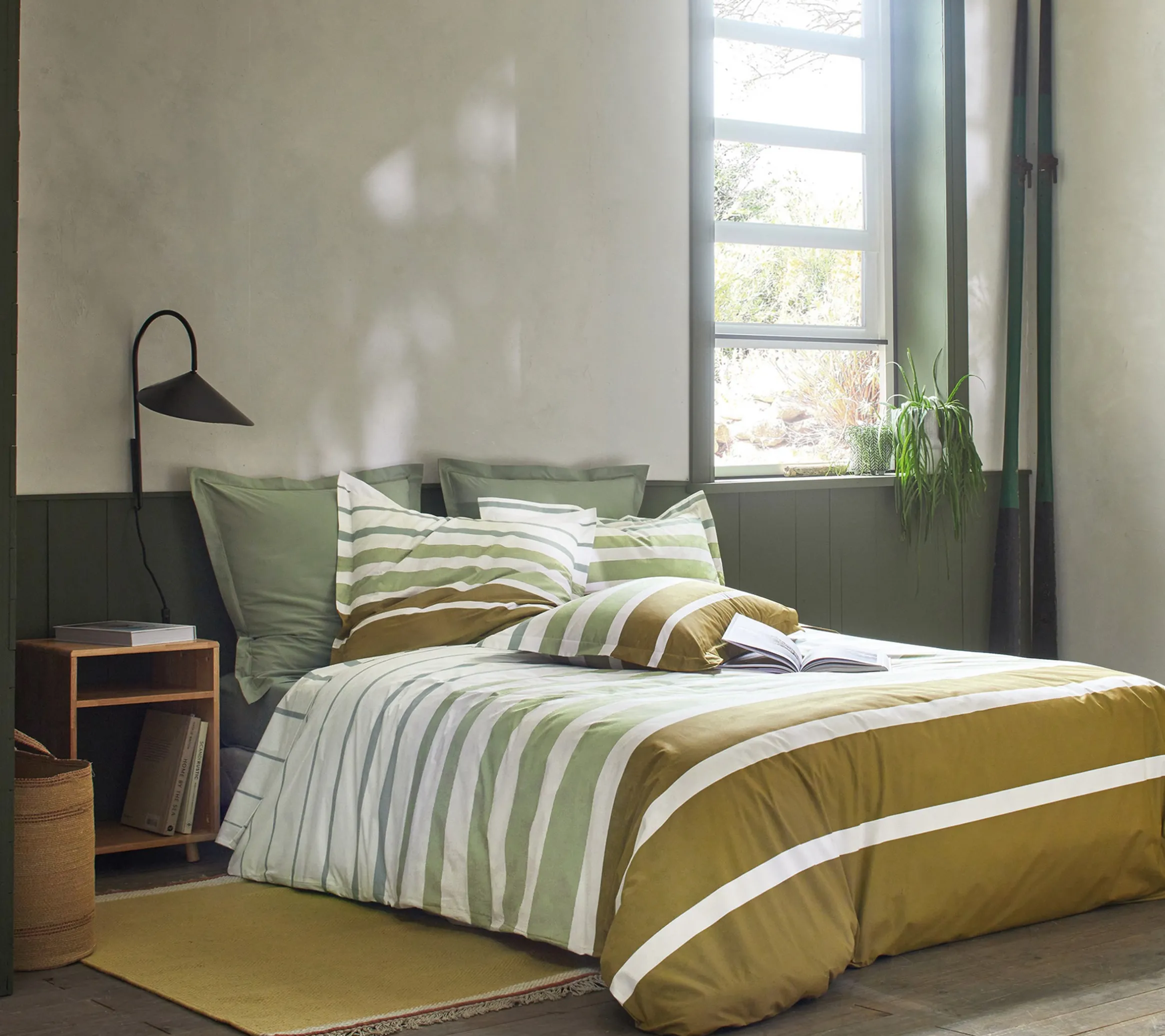 HOUSSE DE COUETTE GRAND LARGE KAKI