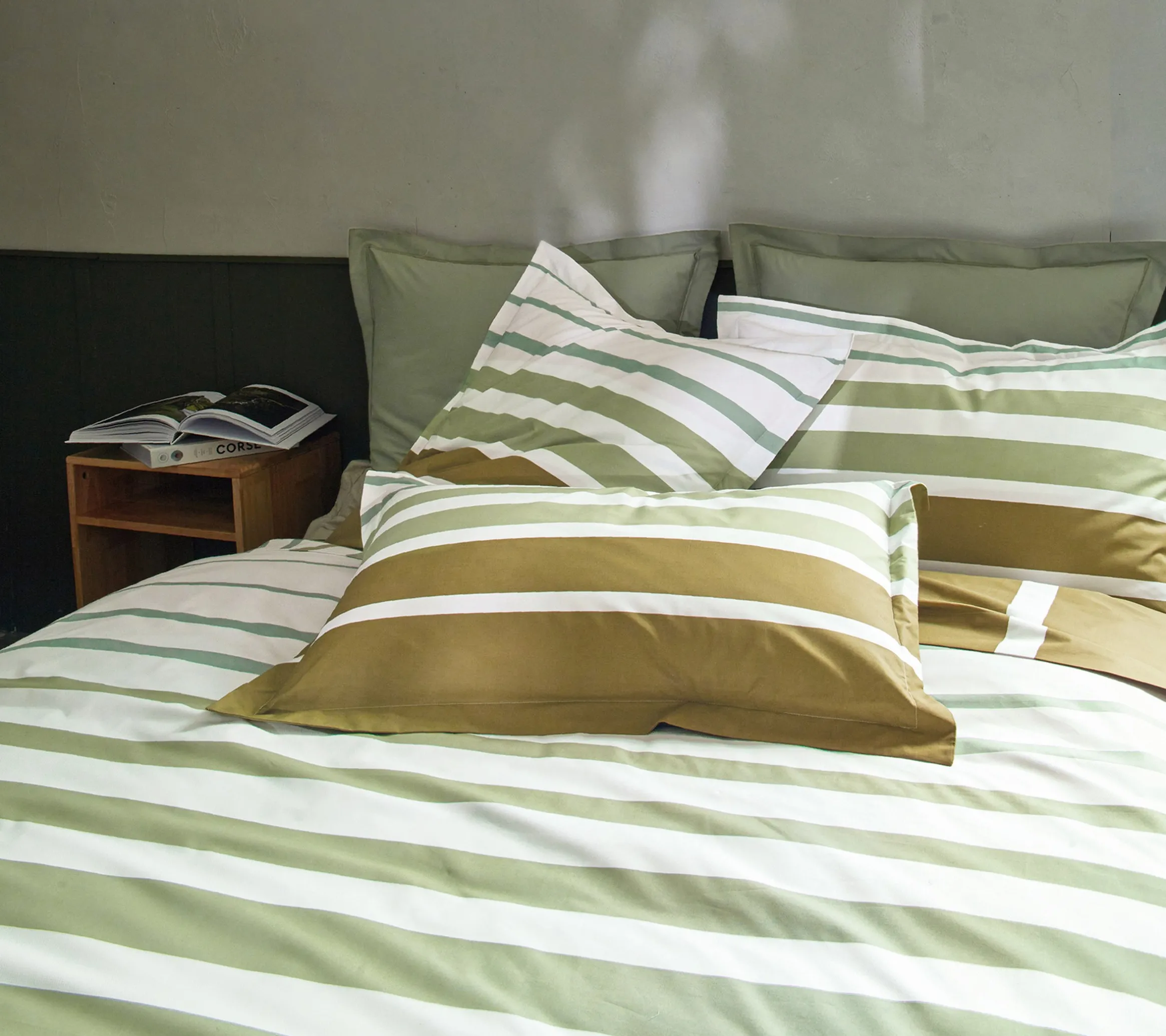 HOUSSE DE COUETTE GRAND LARGE KAKI