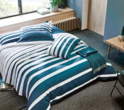 HOUSSE DE COUETTE GRAND LARGE BLEU PAON