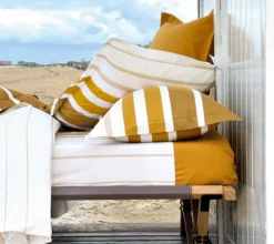 HOUSSE DE COUETTE GRAND LARGE OCRE