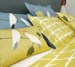 HOUSSE DE COUETTE LOVE BIRDS DENIM