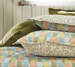 HOUSSE DE COUETTE MIX AND MATCH CELADON