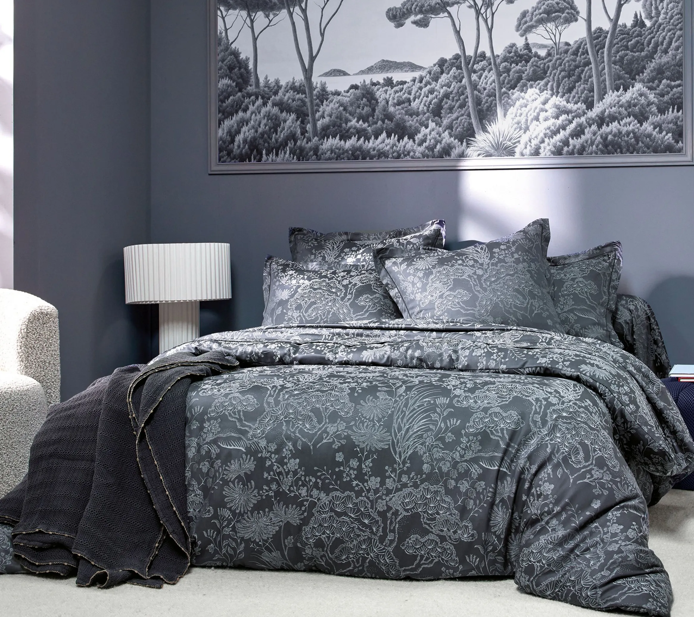 HOUSSE DE COUETTE ODYSSEE BLEU CORINTHE