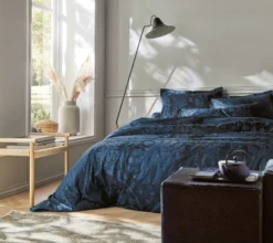 HOUSSE DE COUETTE PALMYRE BLEU NUIT