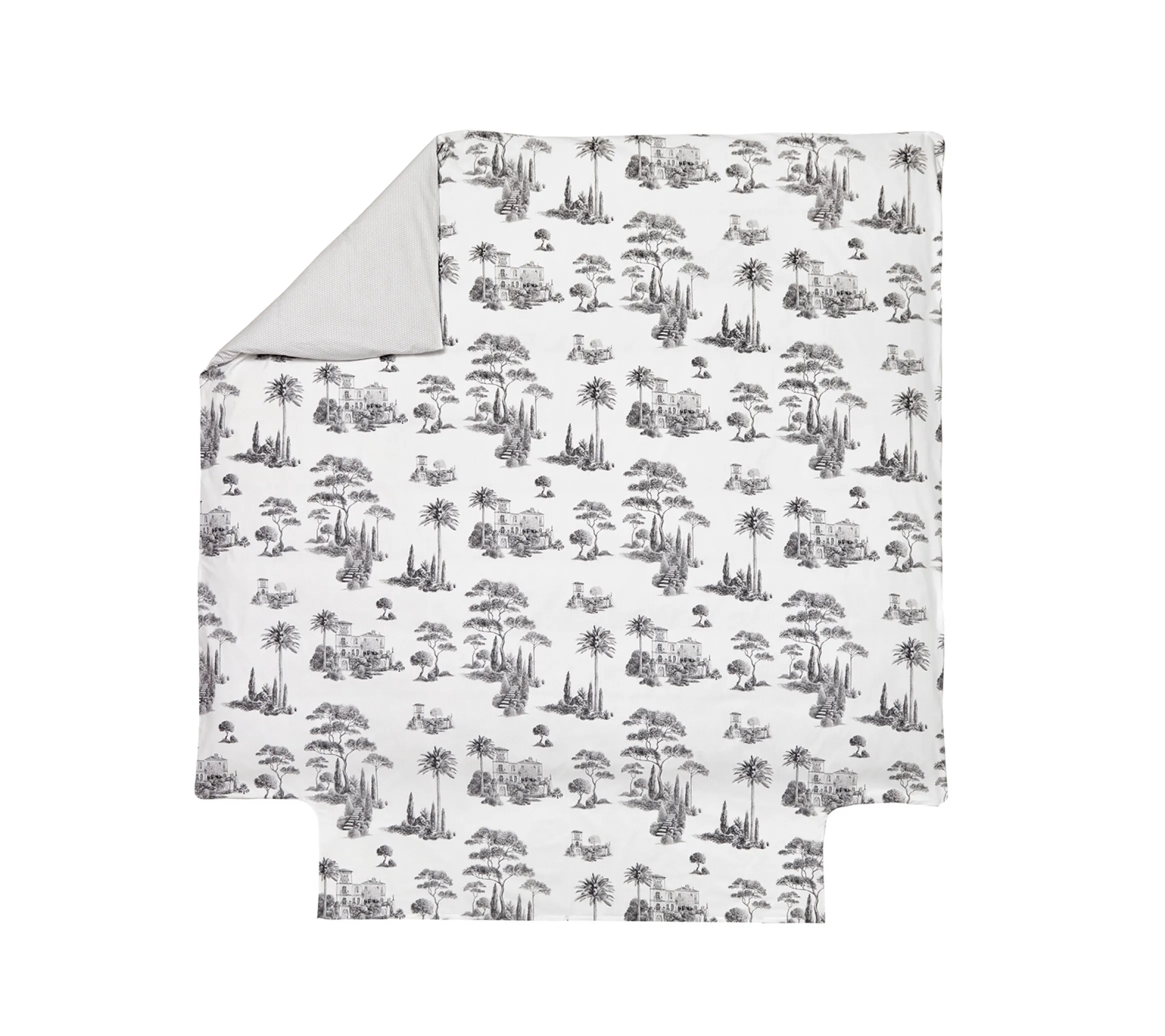 HOUSSE DE COUETTE PROMENADE GRAPHITE