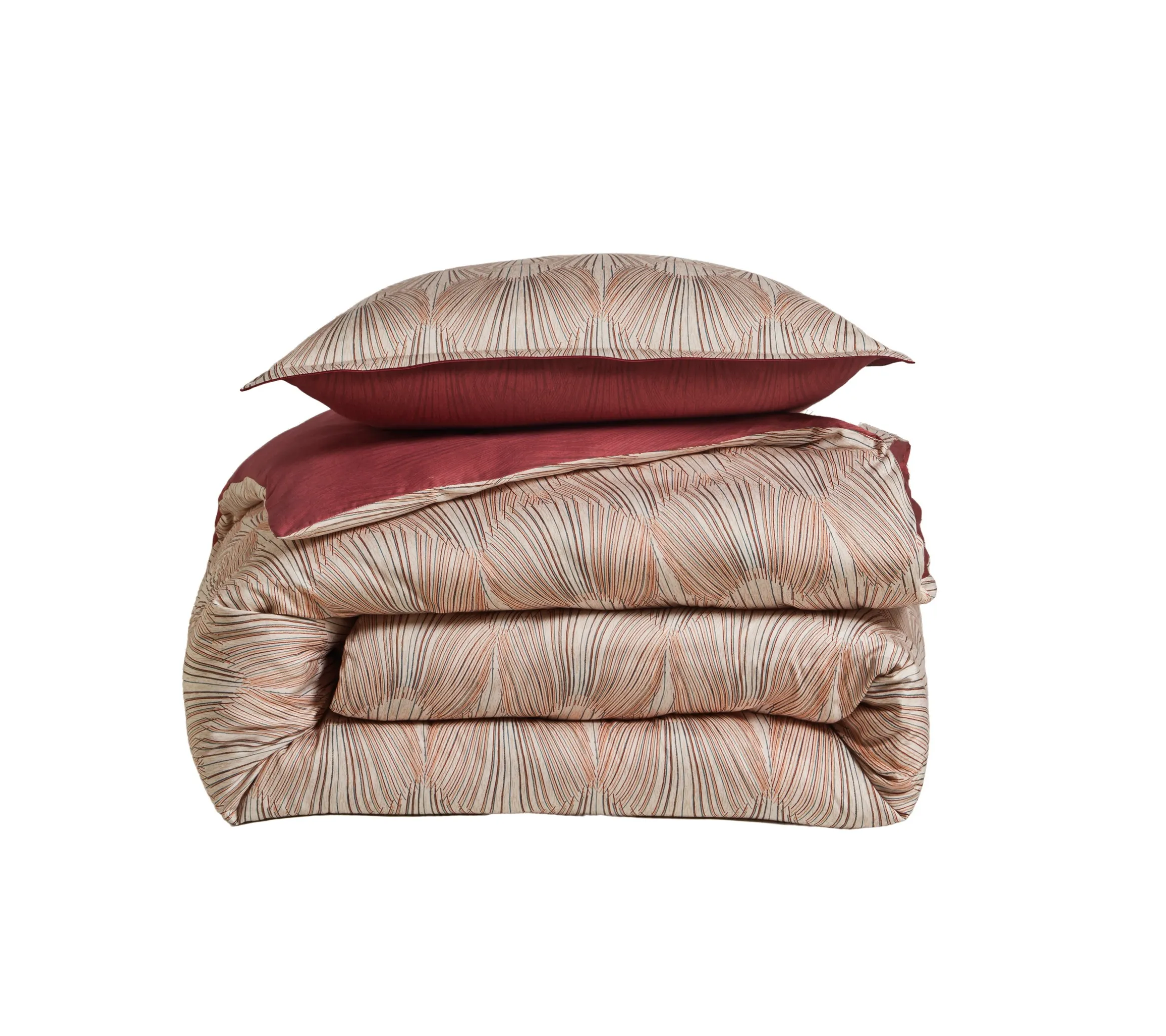 HOUSSE DE COUETTE RESONANCES GRENAT