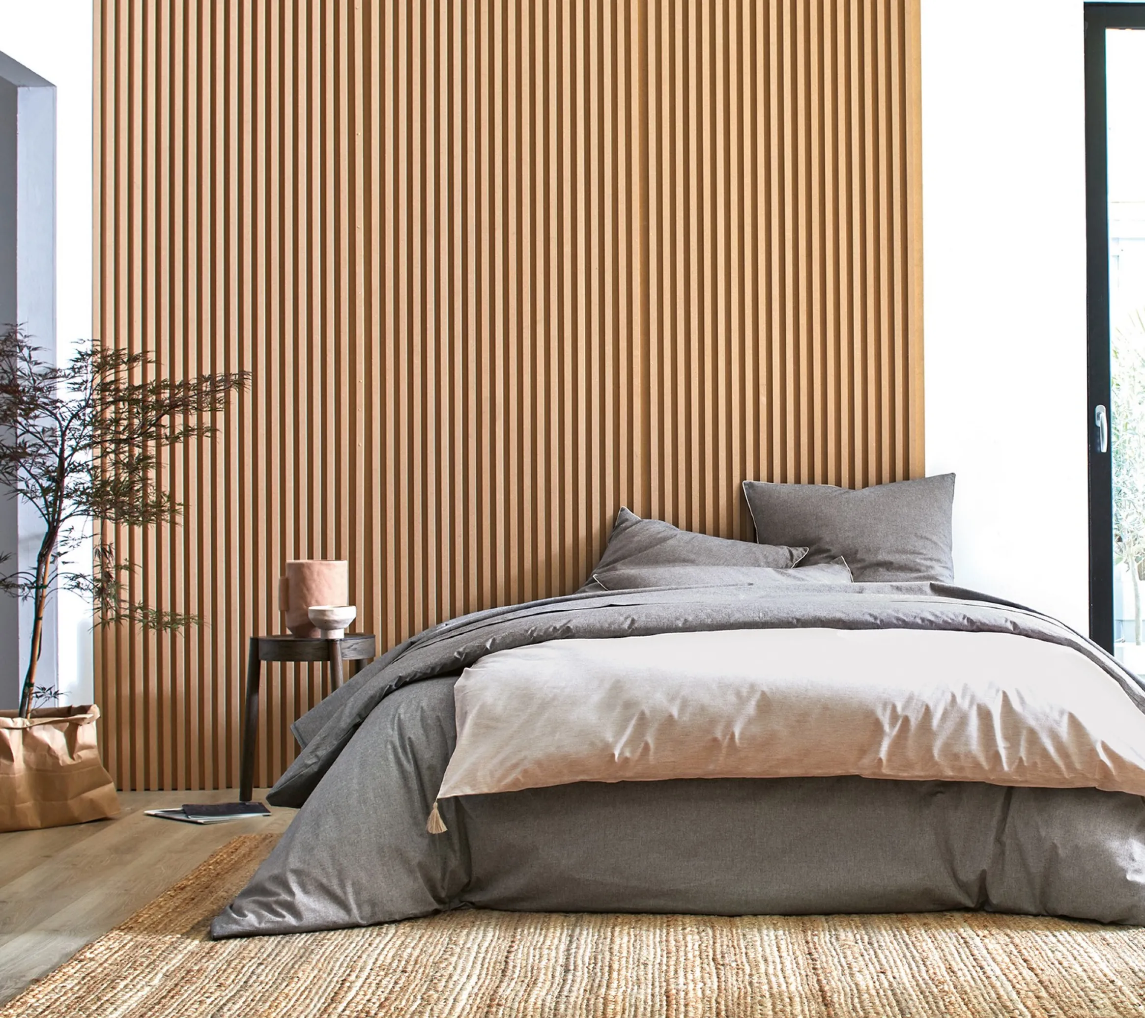 HOUSSE DE COUETTE RESSOURCES ANTHRACITE