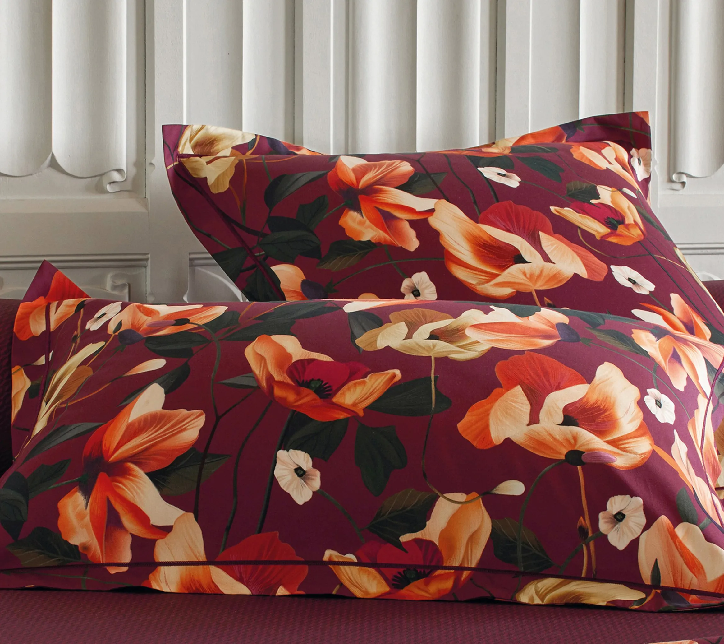HOUSSE DE COUETTE RHAPSODIE GRENAT