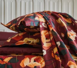 HOUSSE DE COUETTE RHAPSODIE GRENAT
