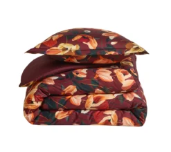 HOUSSE DE COUETTE RHAPSODIE GRENAT