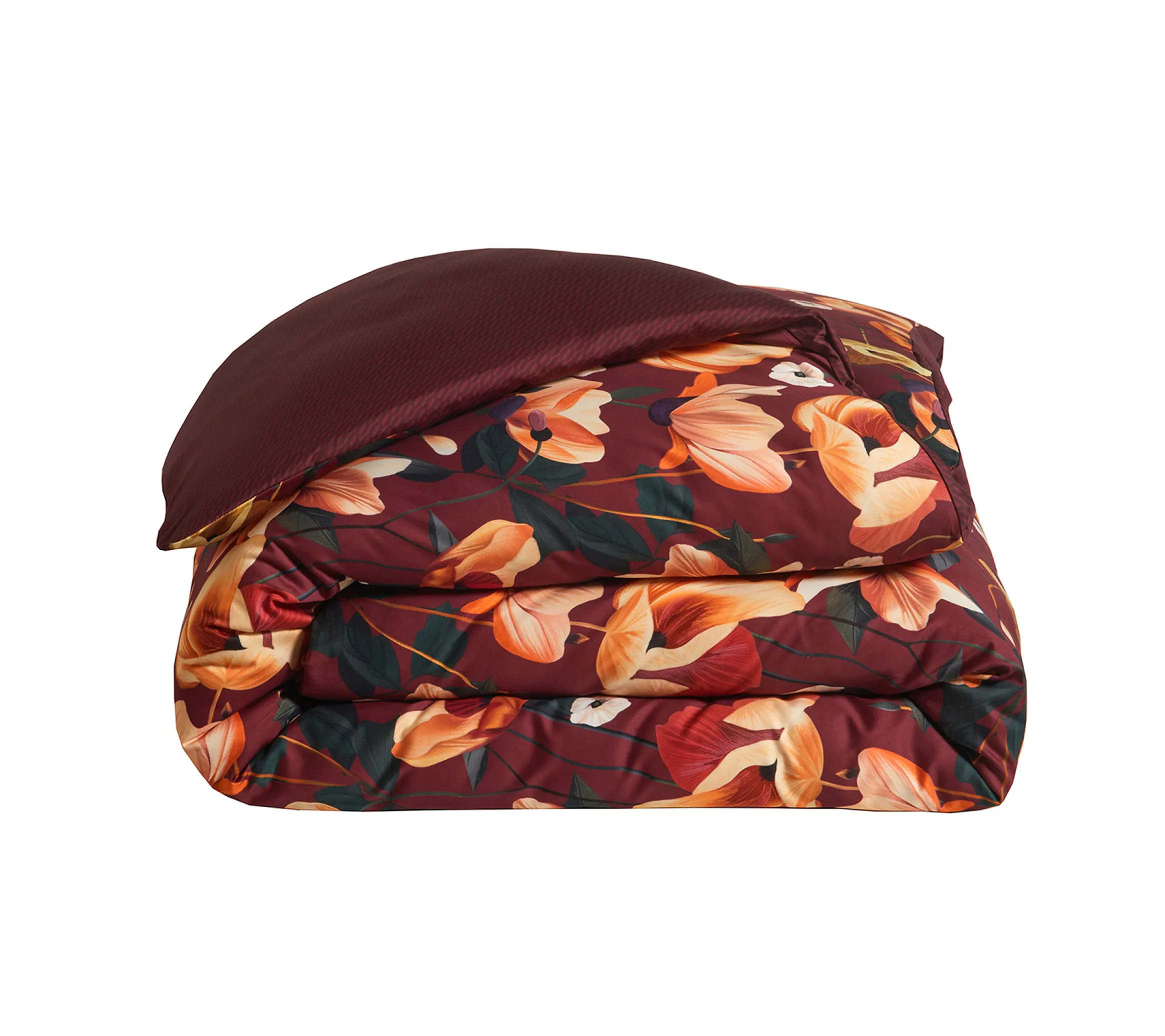 HOUSSE DE COUETTE RHAPSODIE GRENAT