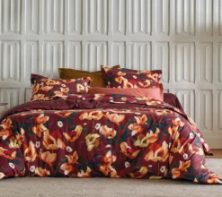 HOUSSE DE COUETTE RHAPSODIE GRENAT