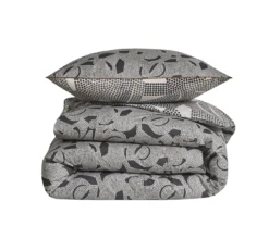 HOUSSE DE COUETTE TOTEM ARDOISE