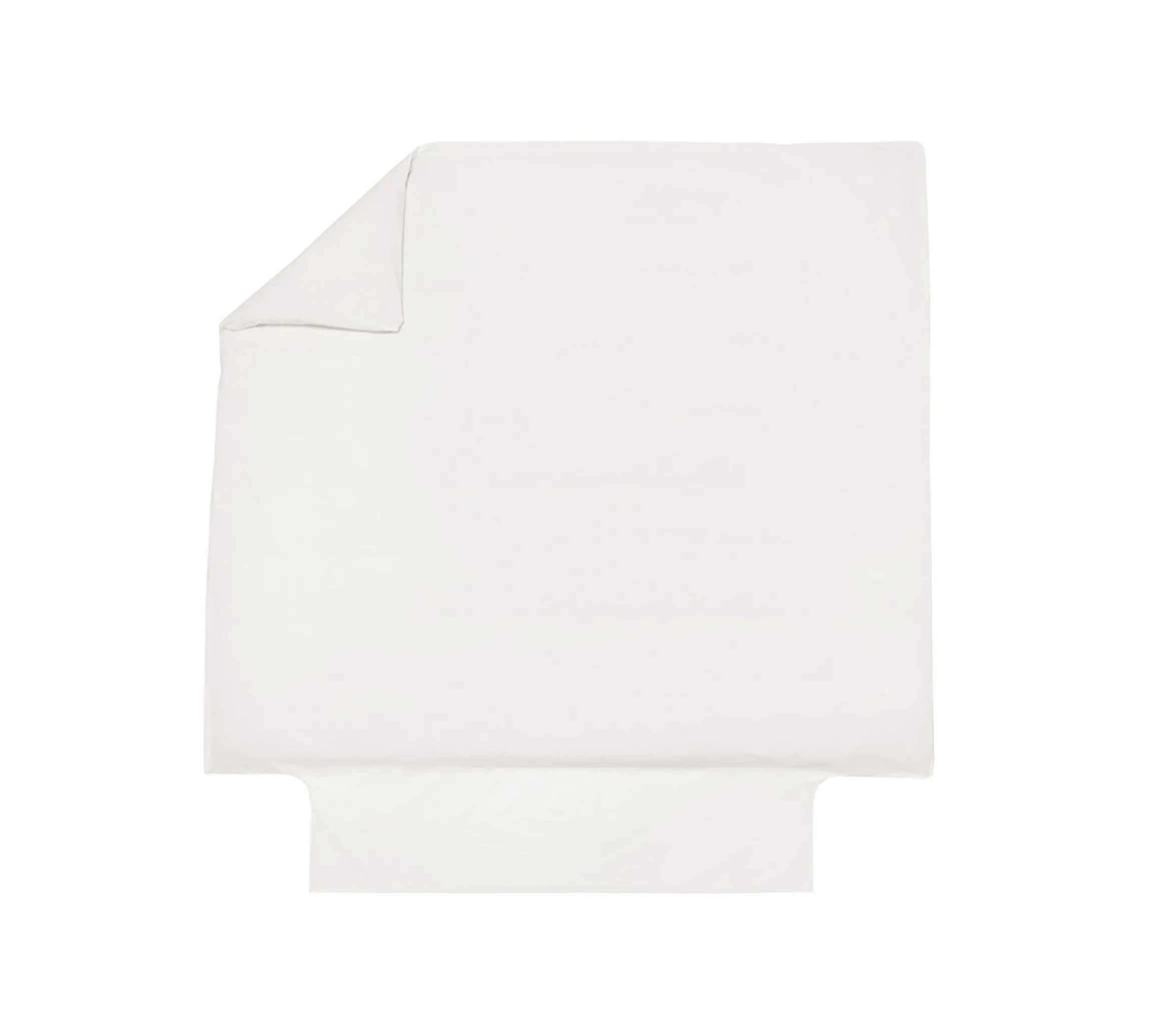 HOUSSE DE COUETTE UNI COTON COQUILLE