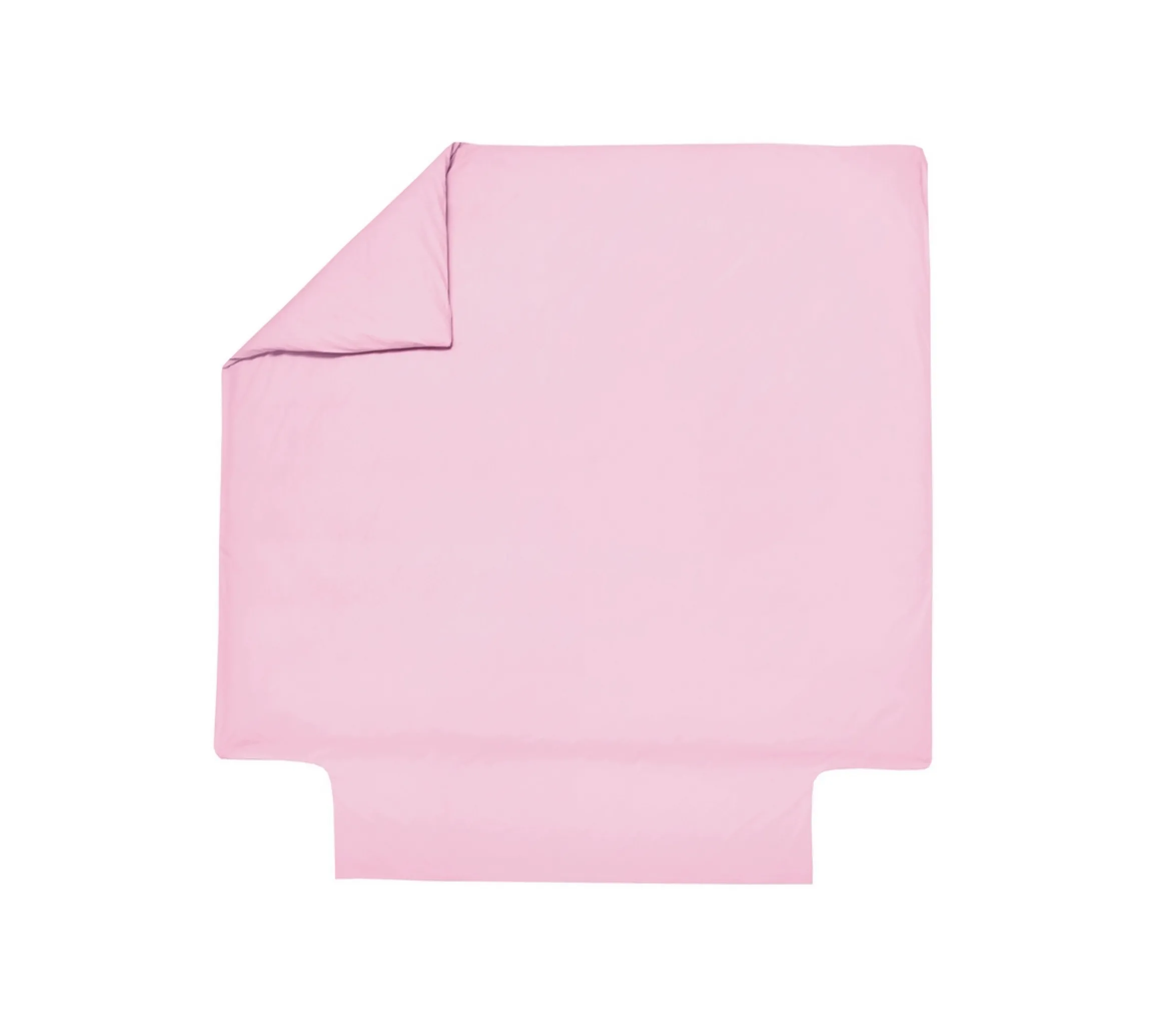 HOUSSE DE COUETTE UNI COTON ROSE
