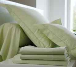 HOUSSE DE COUETTE UNI COTON TILLEUL