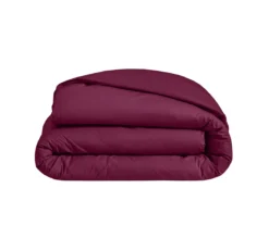 HOUSSE DE COUETTE UNI PERCALE CYCLAMEN