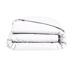 HOUSSE DE COUETTE UNI PERCALE BLANC