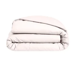 HOUSSE DE COUETTE UNI PERCALE PETALE
