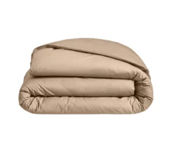 HOUSSE DE COUETTE UNI PERCALE CHANVRE