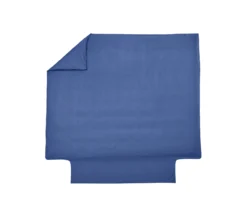 HOUSSE DE COUETTE UNI PERCALE BLEU ROYAL