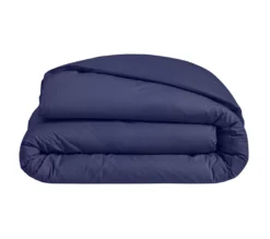 HOUSSE DE COUETTE UNI PERCALE NAVY