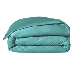 HOUSSE DE COUETTE UNI SATIN CELADON