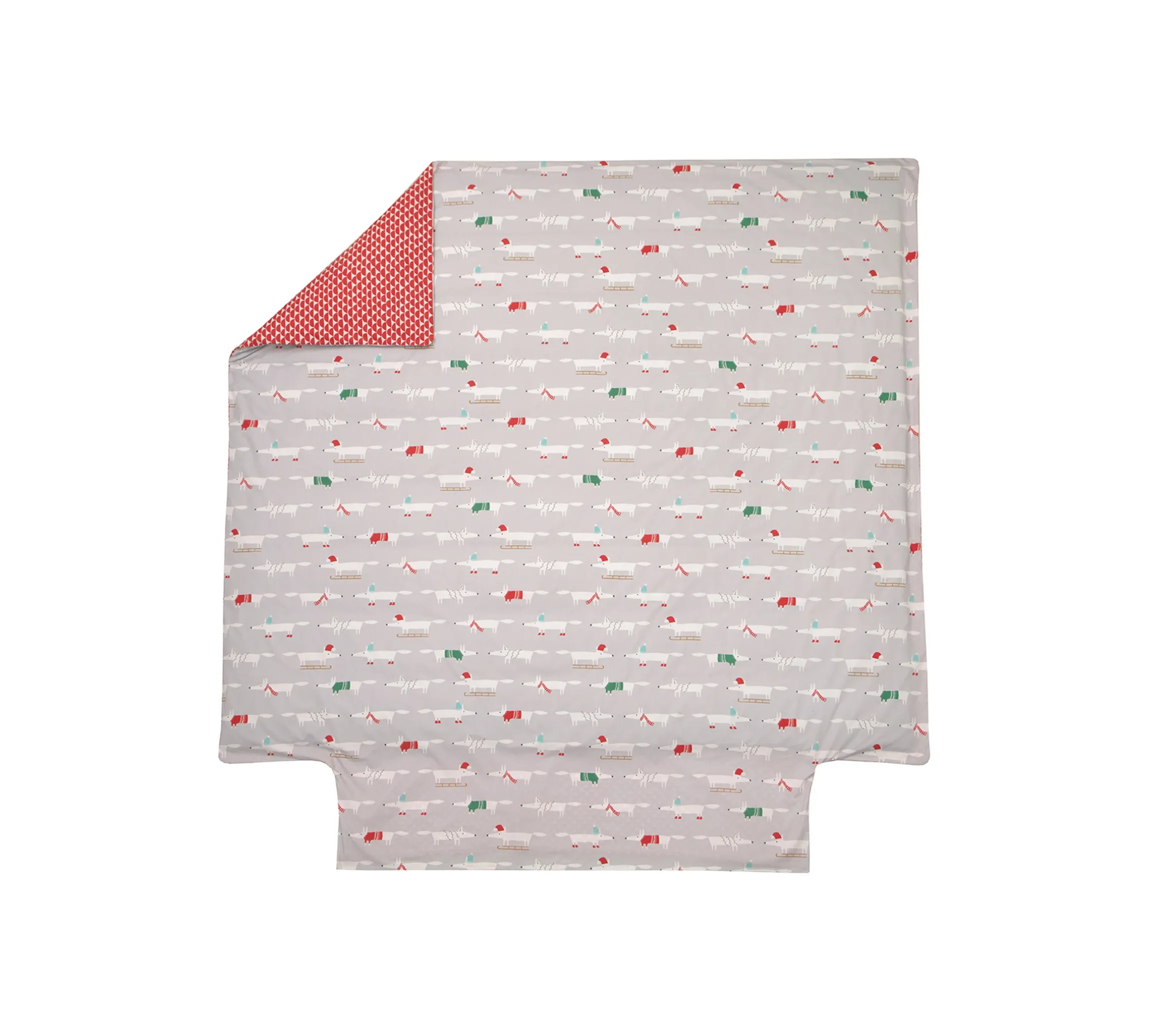 HOUSSE DE COUETTE WINTER FOX NEIGE