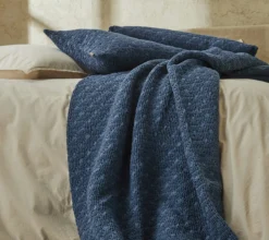 JETE DE LIT EVEREST INDIGO